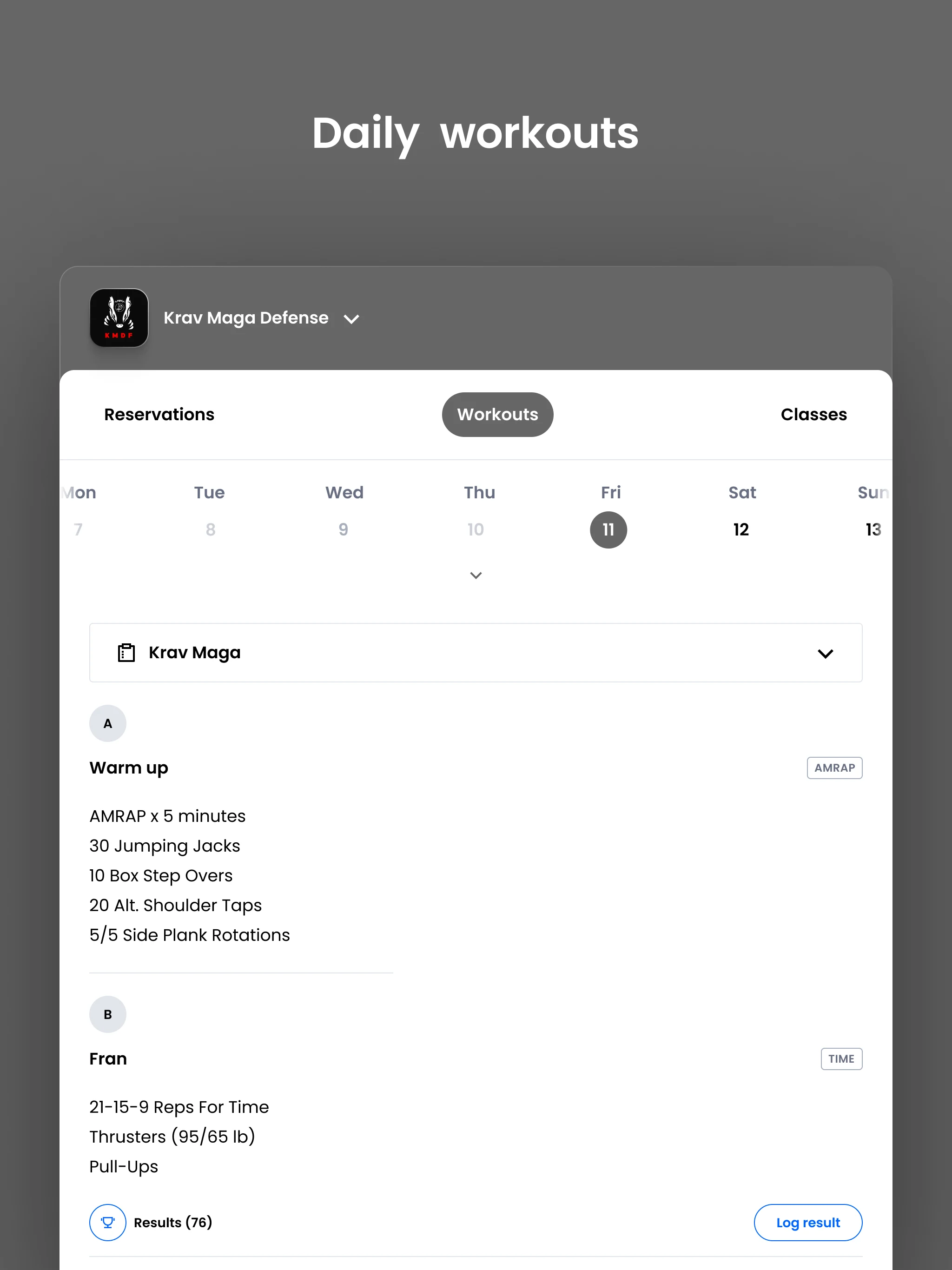 Krav Maga Defense and Fitness screenshot